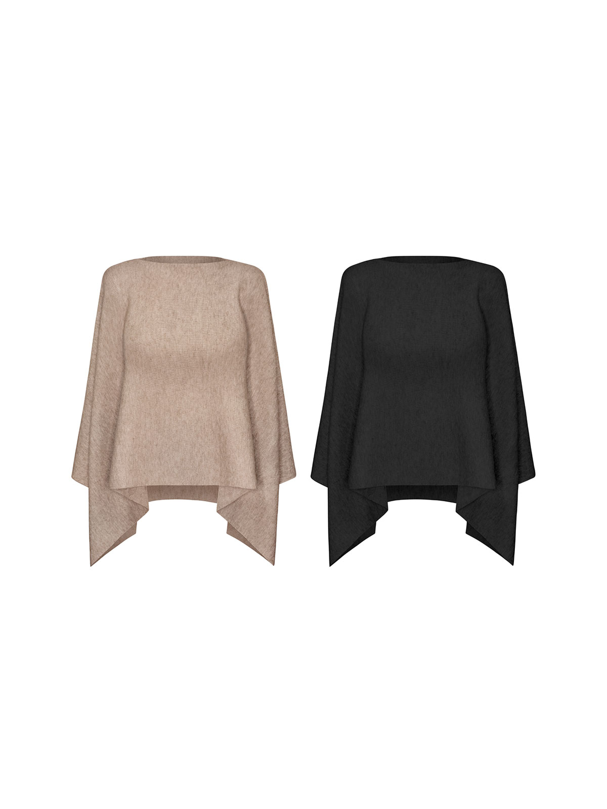 softフローケープknit