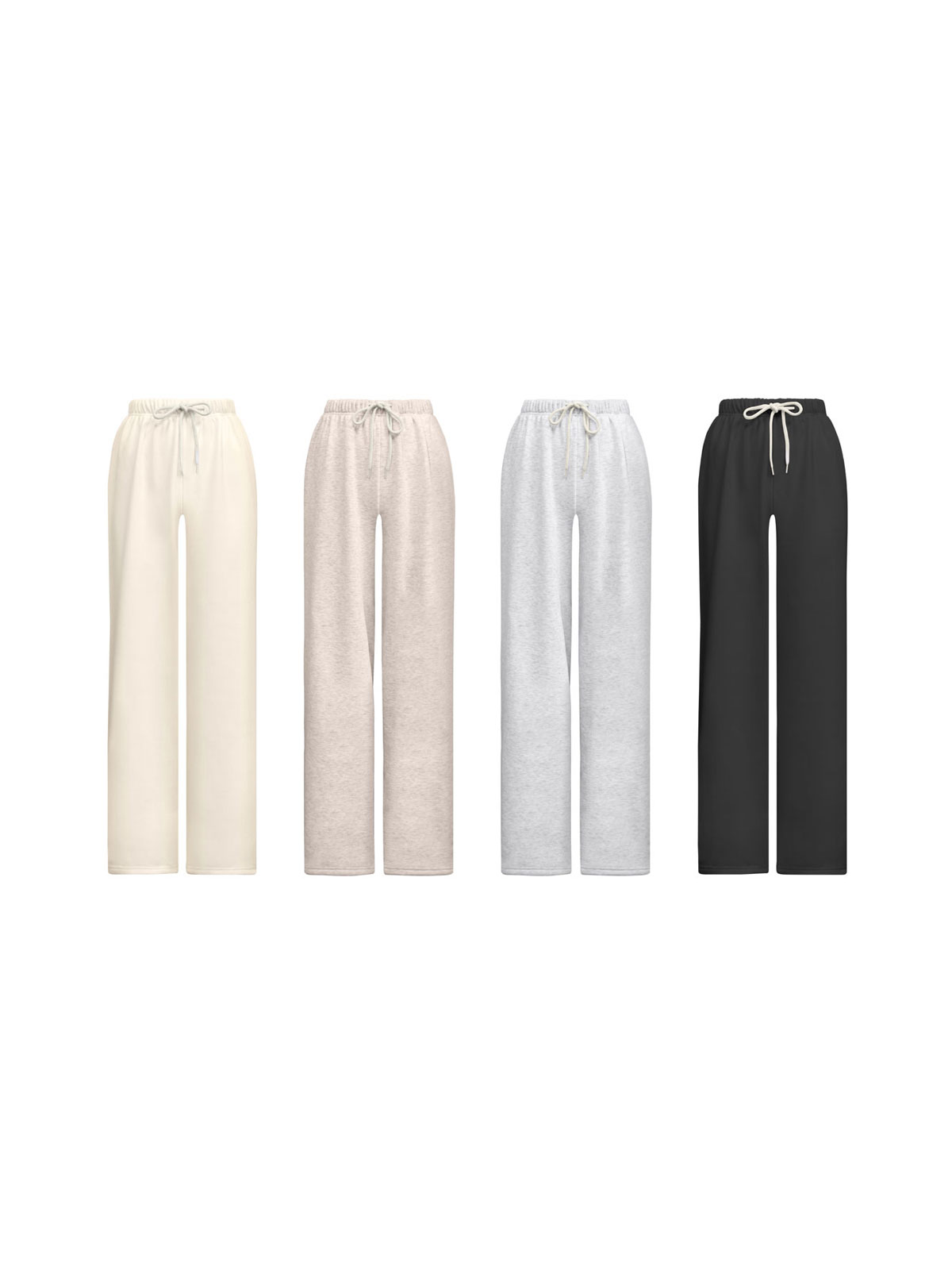 裏起毛ワイドソフトpants