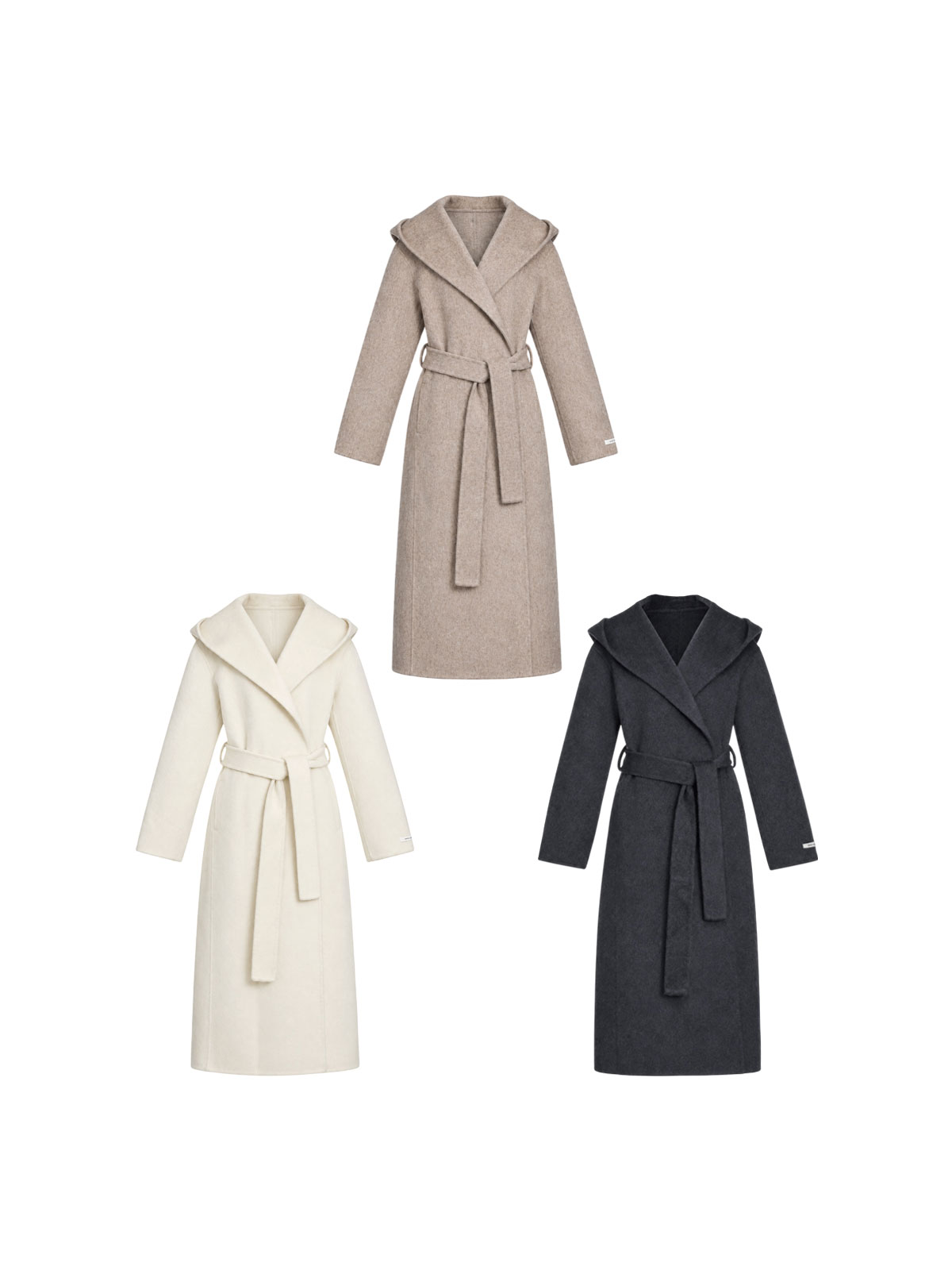 Wool Hoodie Handmade coat
