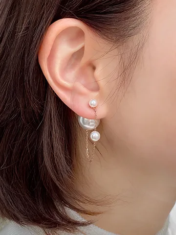 ドロップ2wayパールピアス
