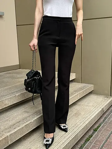 QUNG COORDINATE ITEM : スリムフレアロンダリスラックス