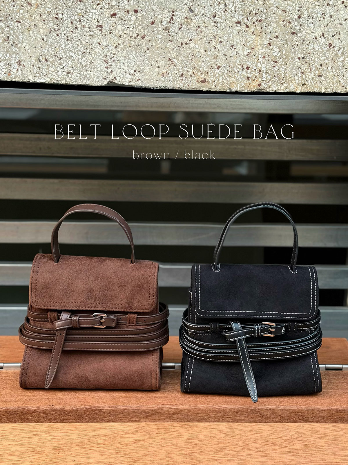 beltループスエードbag