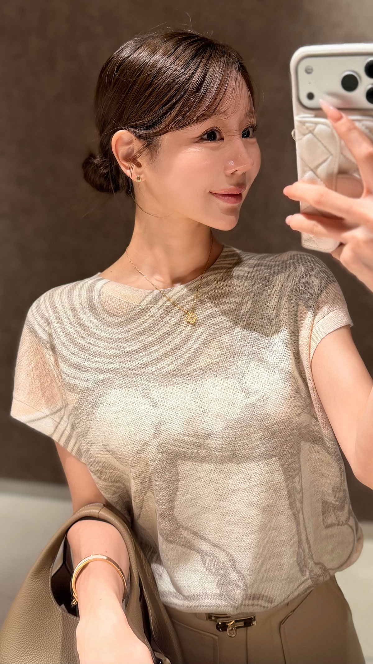 Nude Color Horse top