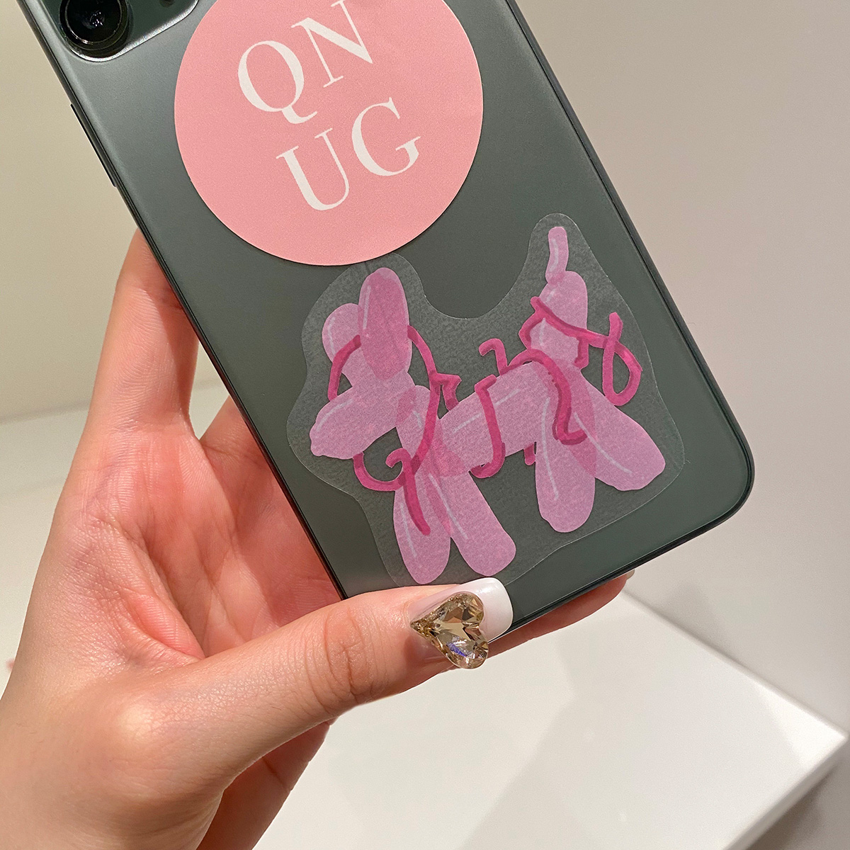  QUNG 2020 pink sticker set 