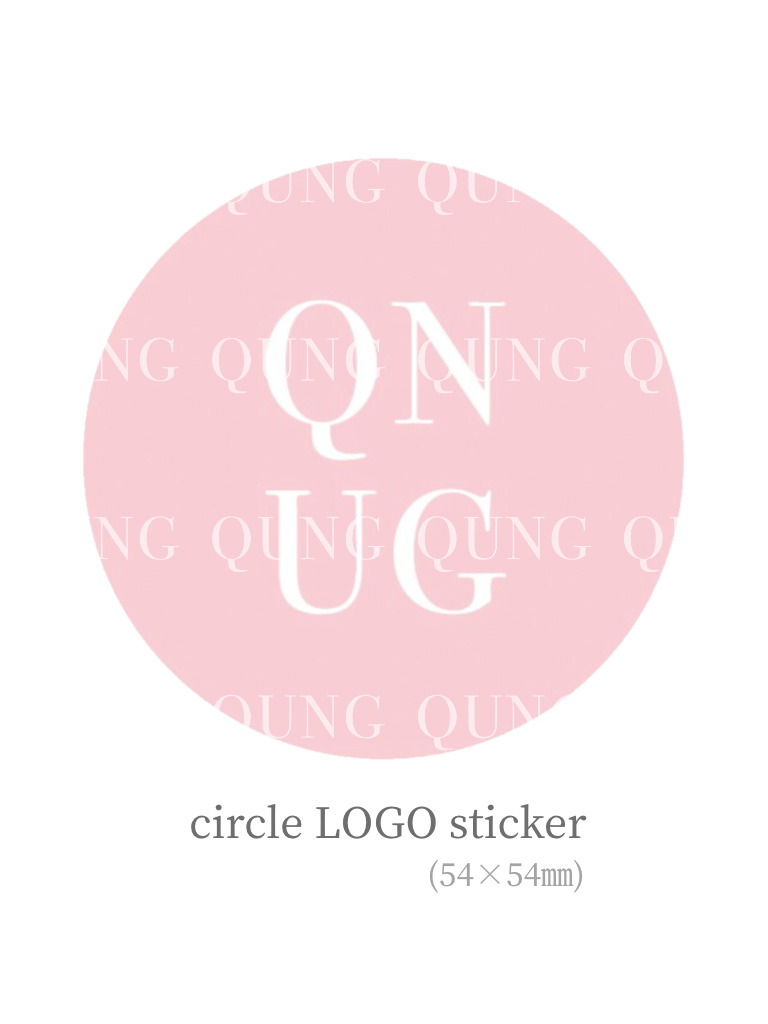 QUNG 2020 pink sticker set 