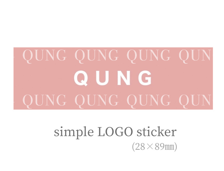  QUNG 2020 pink sticker set 