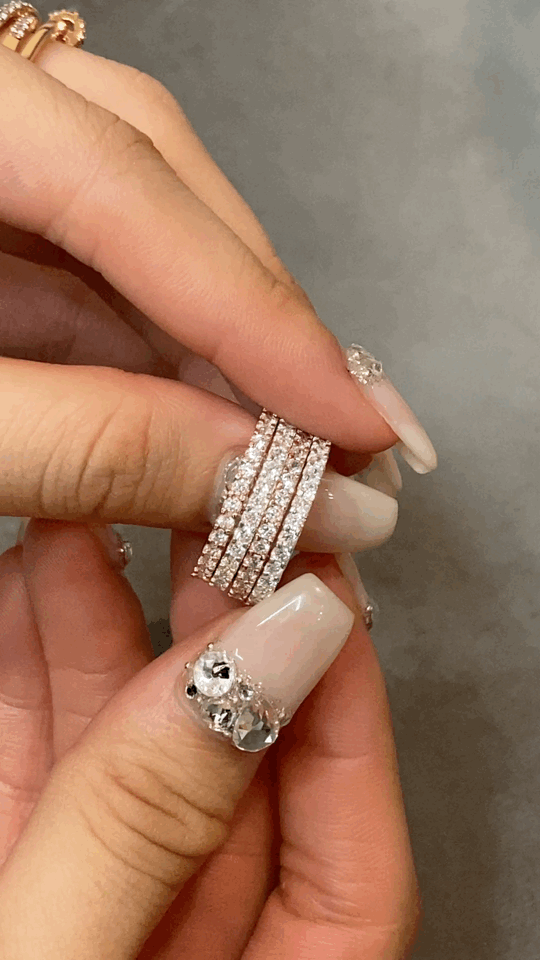  eternity Queen ring(silver925) 