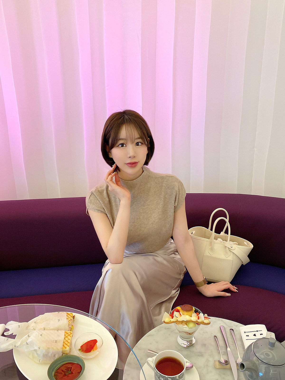  Venus satin long sk 顼:åԥ