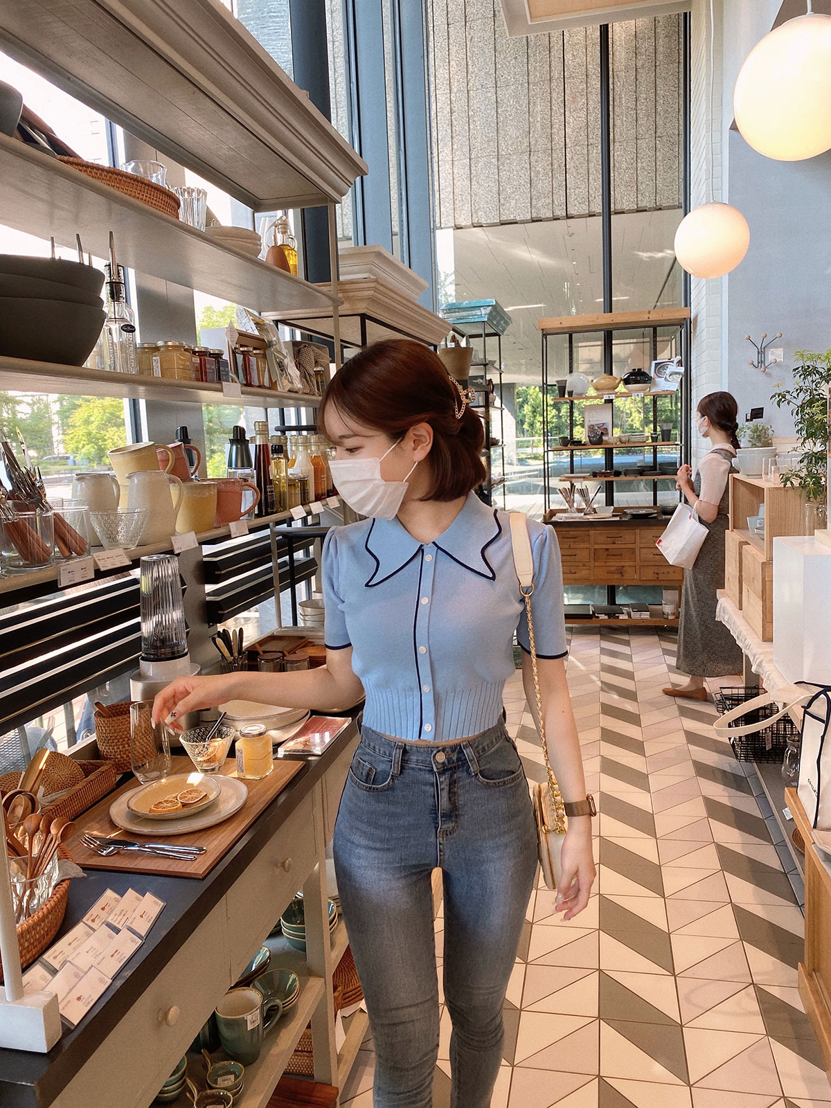  butterfly collar top 顼:֥åۥ磻