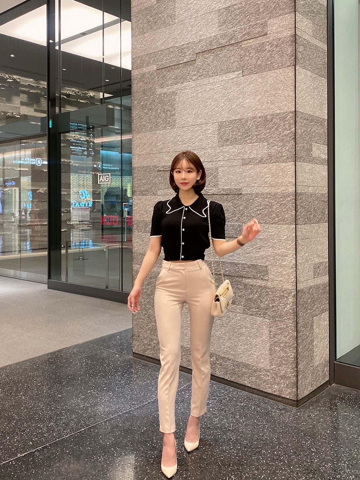  butterfly collar top 顼: