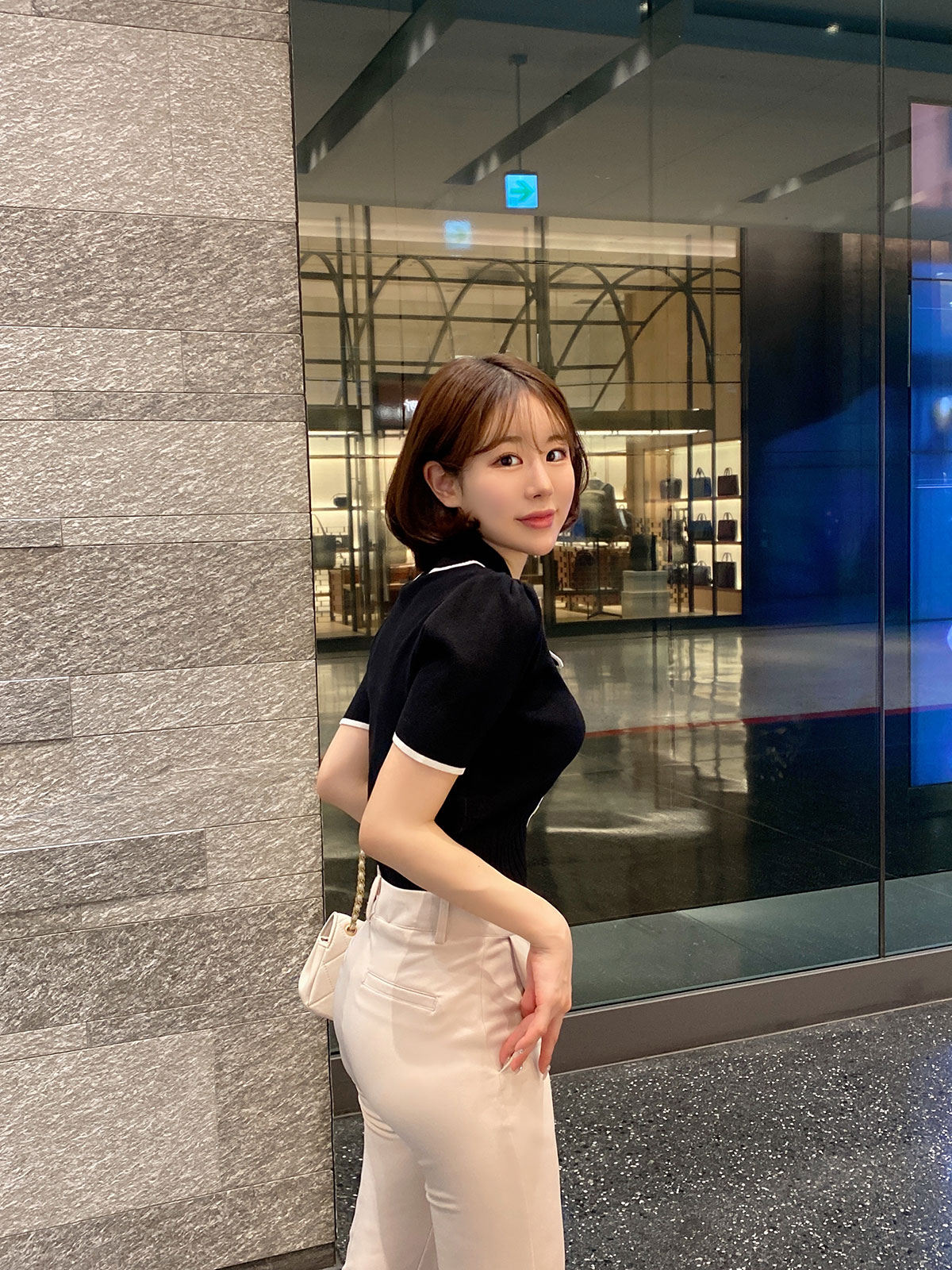  butterfly collar top 顼: