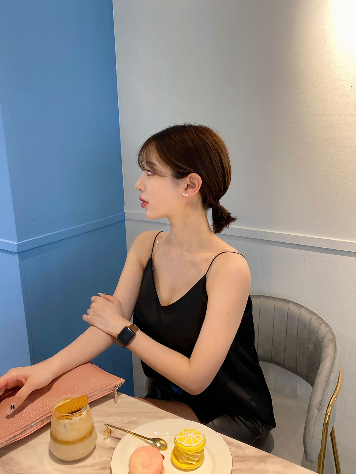  brilliant satin camisole 顼: