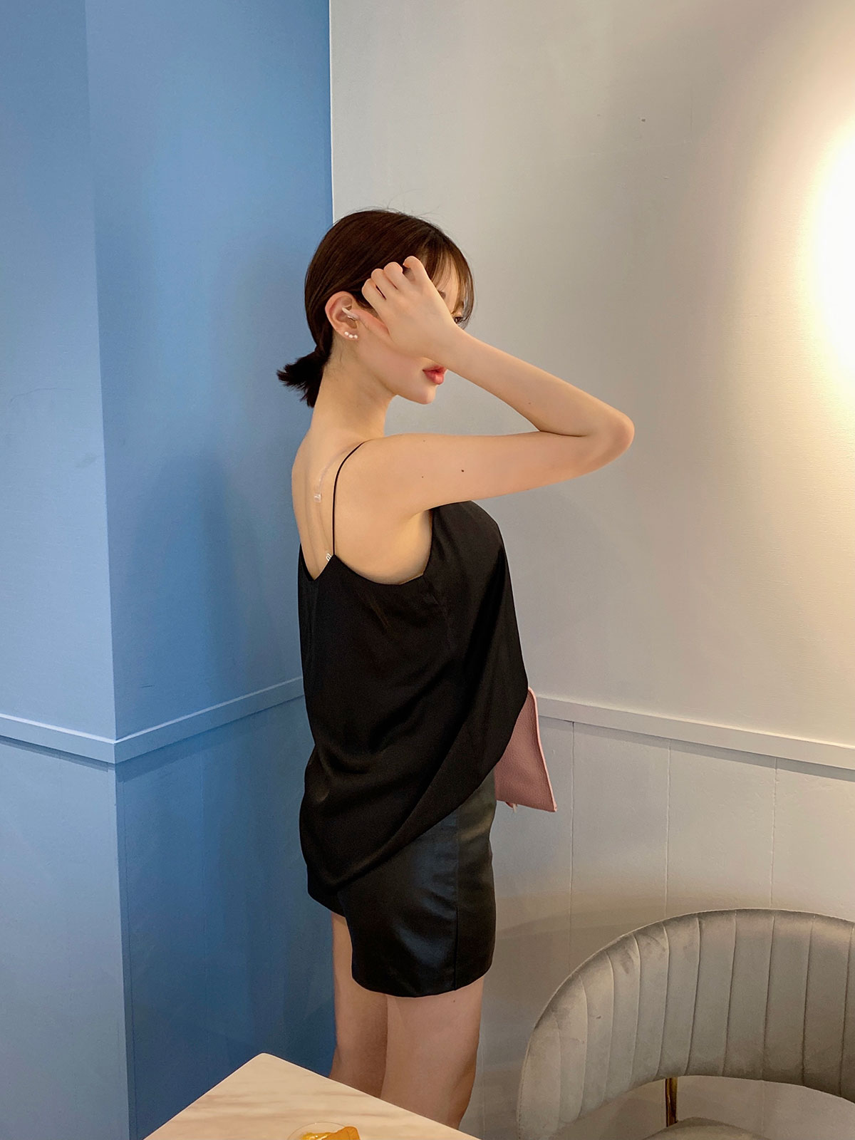  brilliant satin camisole 顼: