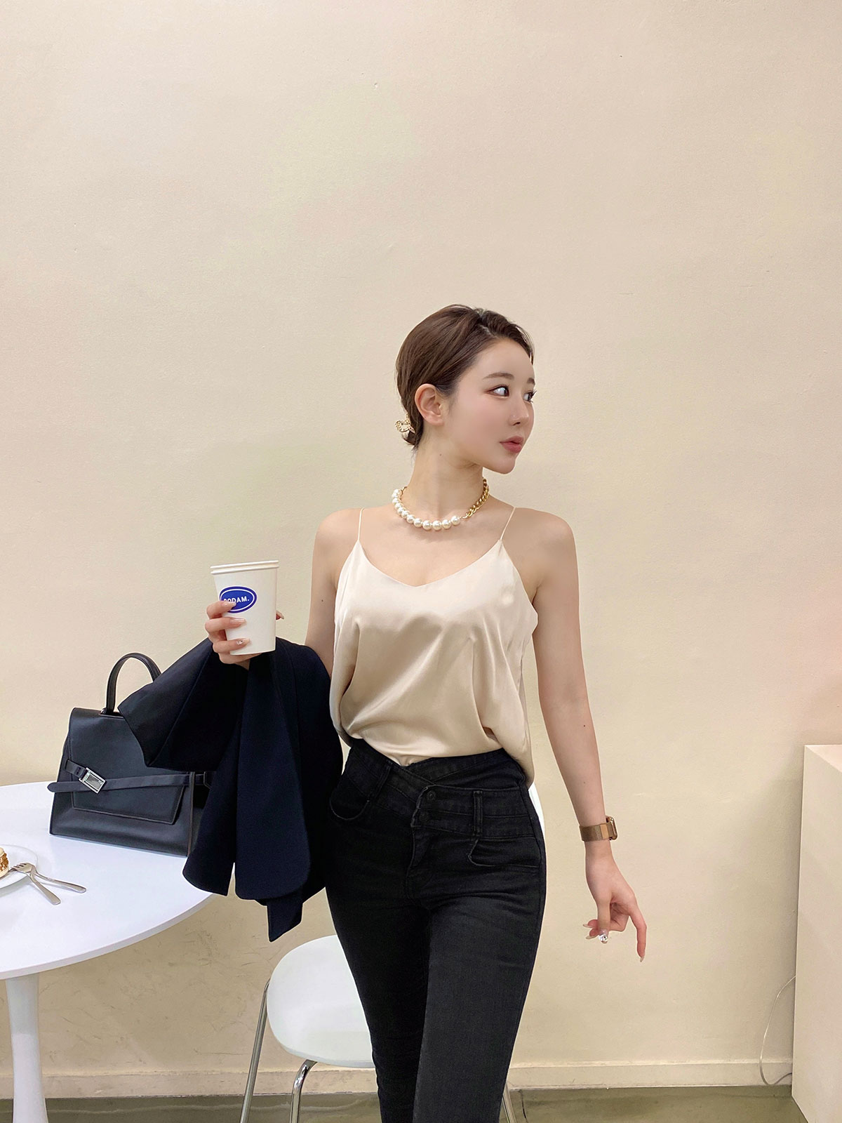  brilliant satin camisole 顼: