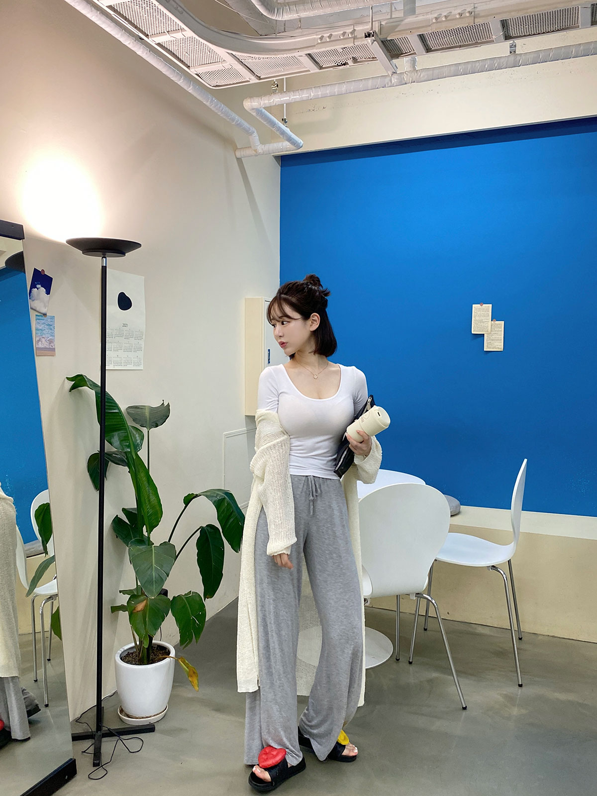  smiley neck T 顼:֥åۥ磻ȡ饤ȥȥ٥꡼ѥ顢֥롼