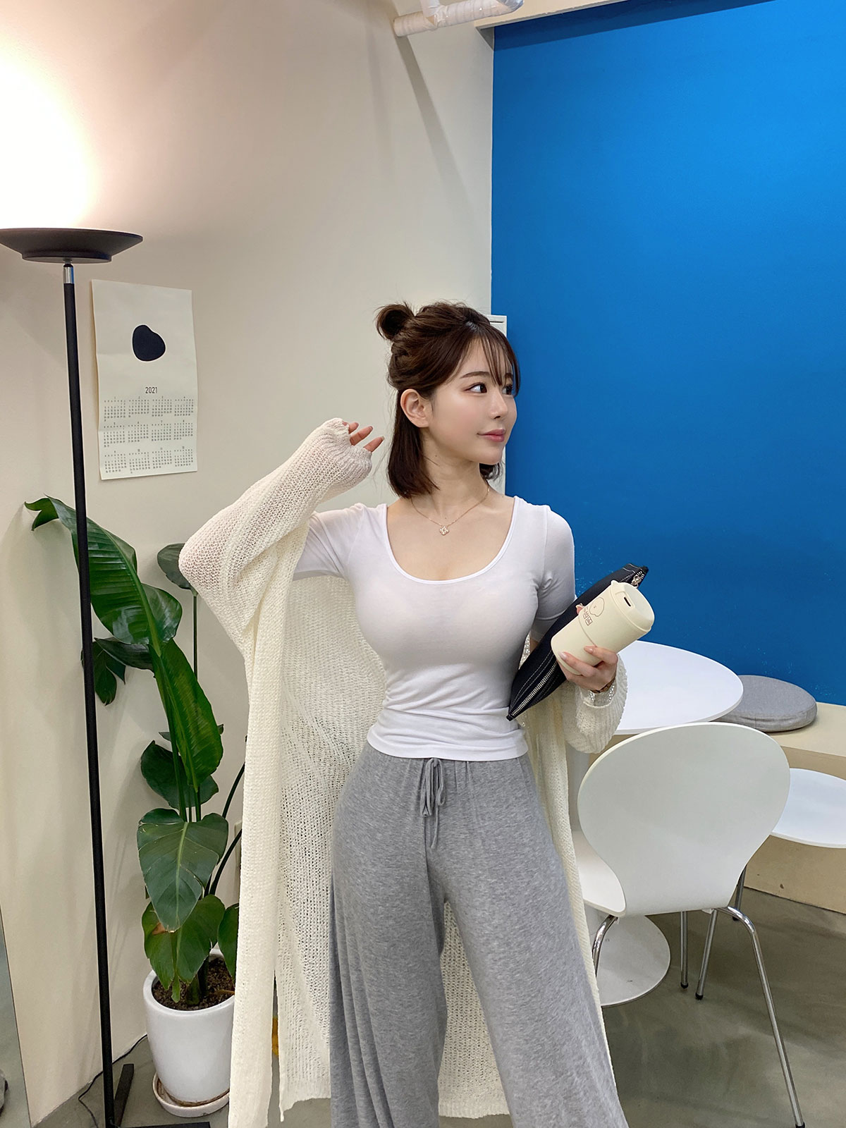  smiley neck T 顼:֥åۥ磻ȡ饤ȥȥ٥꡼ѥ顢֥롼