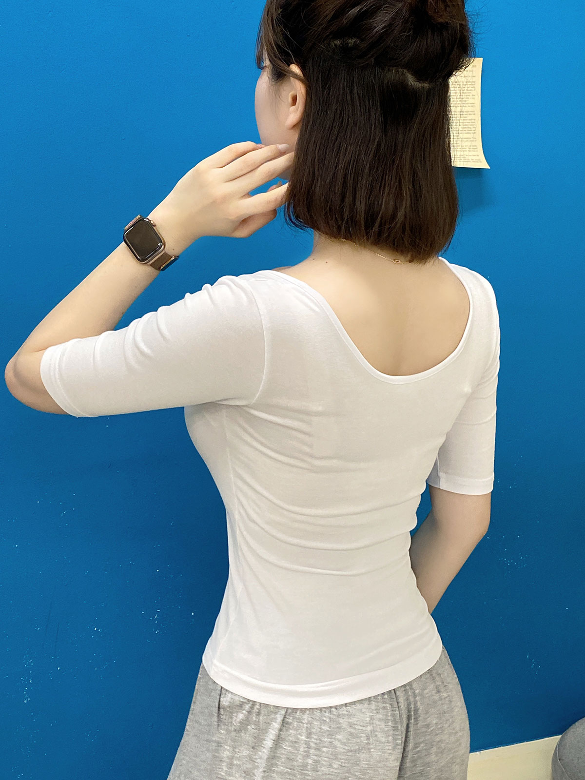  smiley neck T 顼:֥åۥ磻ȡ饤ȥȥ٥꡼ѥ顢֥롼