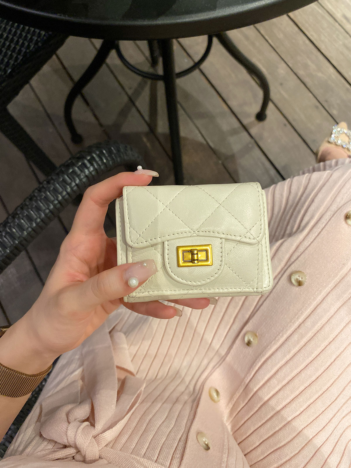  quilting mini Wallet 顼:֥åܥ꡼ϥ̥롢ߥȥ꡼