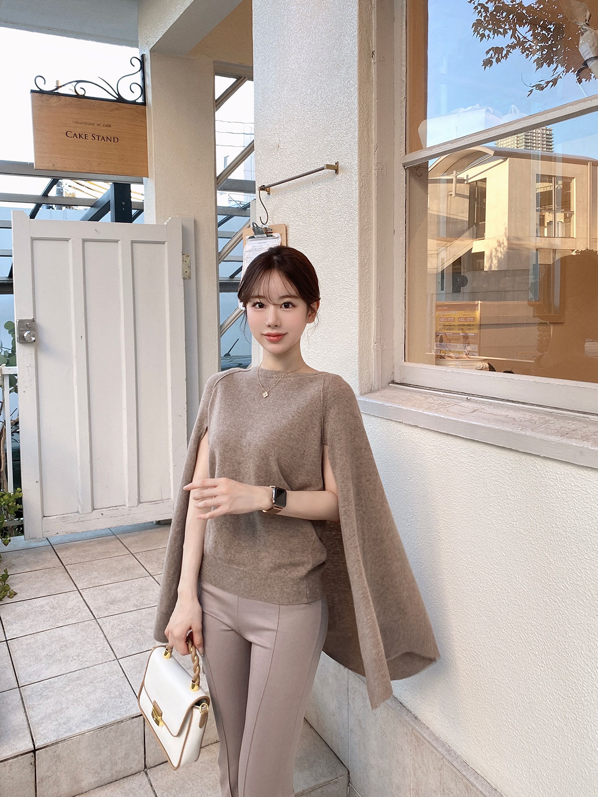  cape alpaca wool knit 顼: