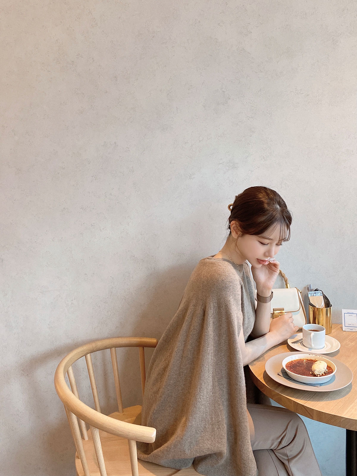  cape alpaca wool knit 顼: