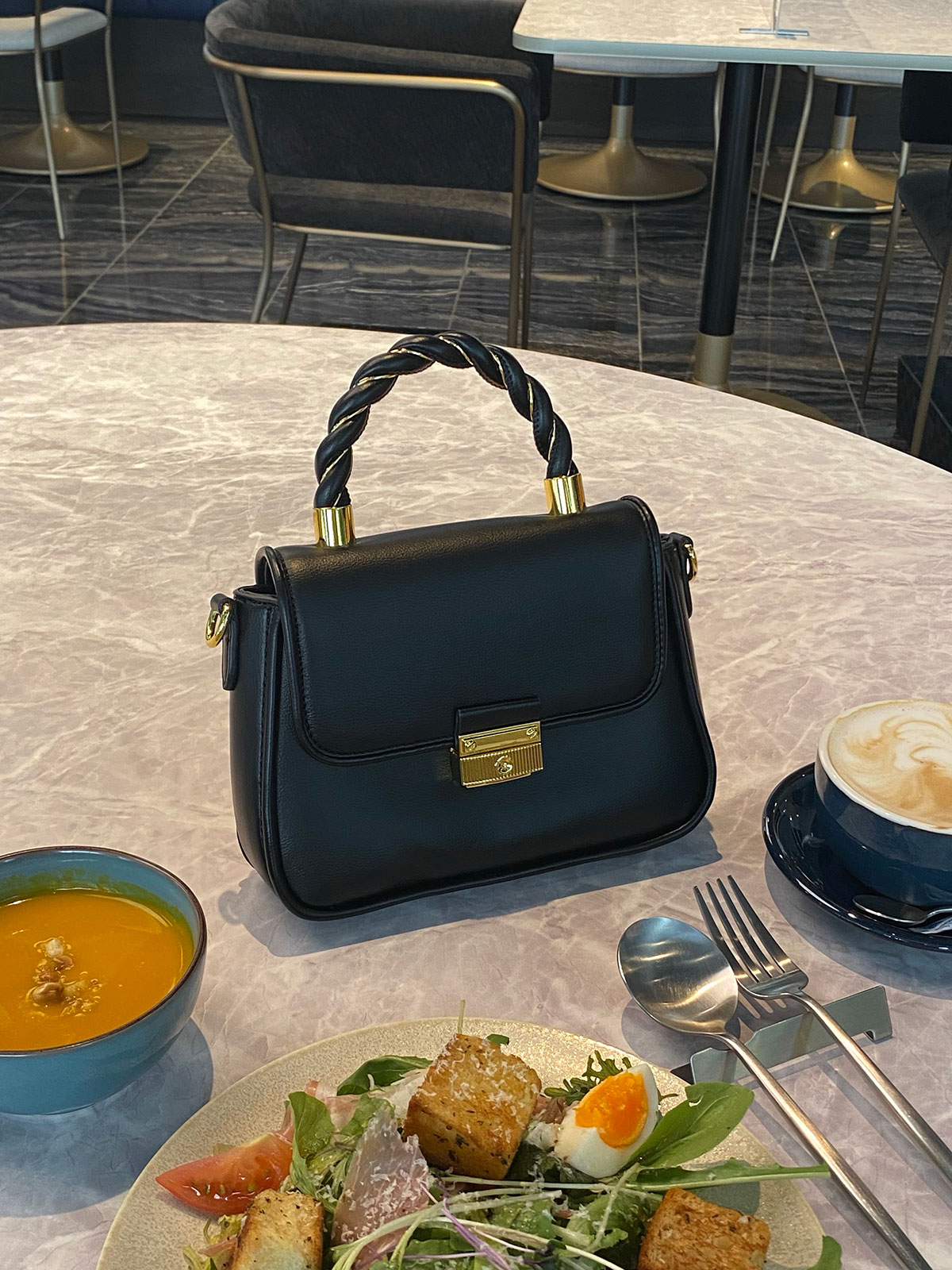  TWIST HANDLE BAG 顼:֥åۥ磻ȡƥ֥饦