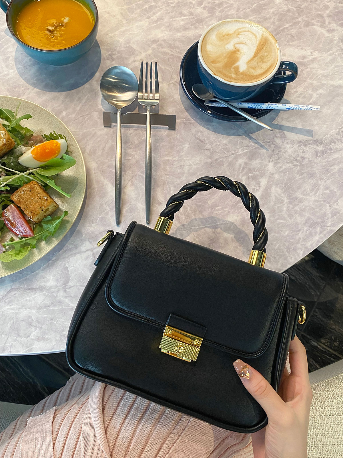  TWIST HANDLE BAG 顼:֥åۥ磻ȡƥ֥饦