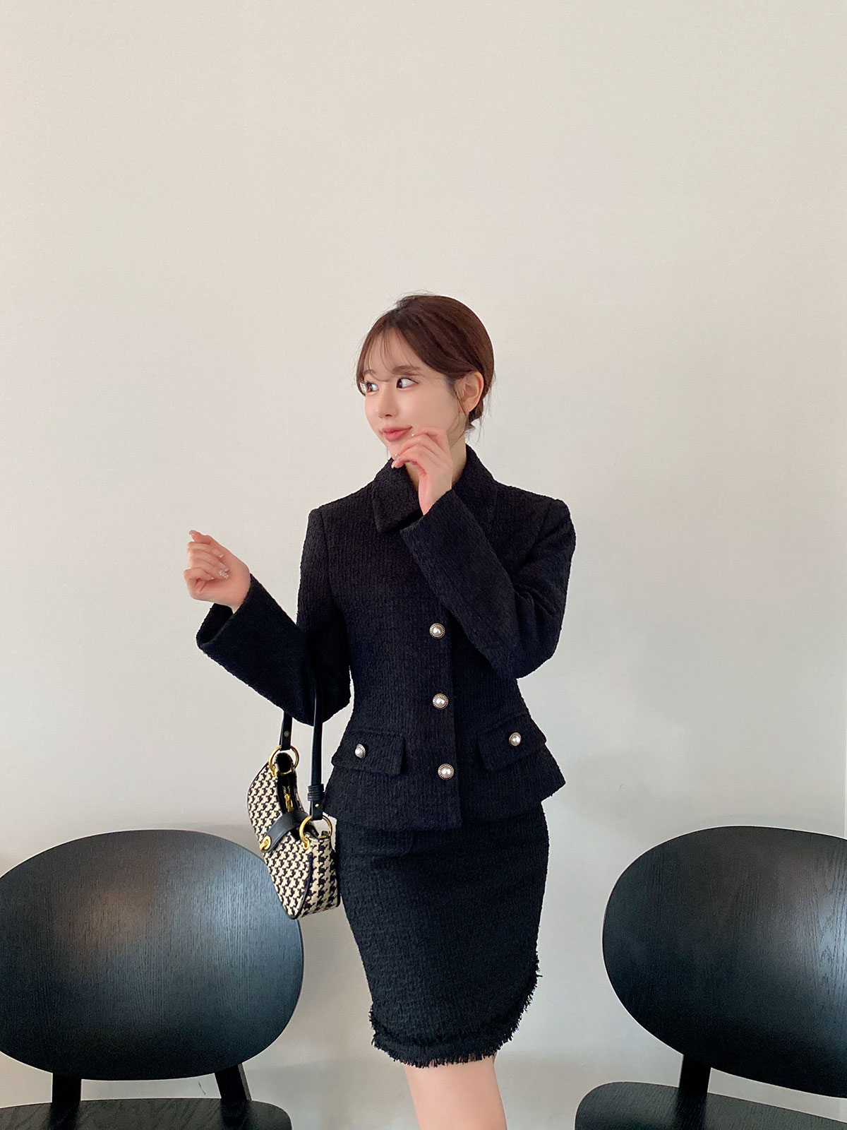  Lusso tweed set up 顼:֥åΡߥ