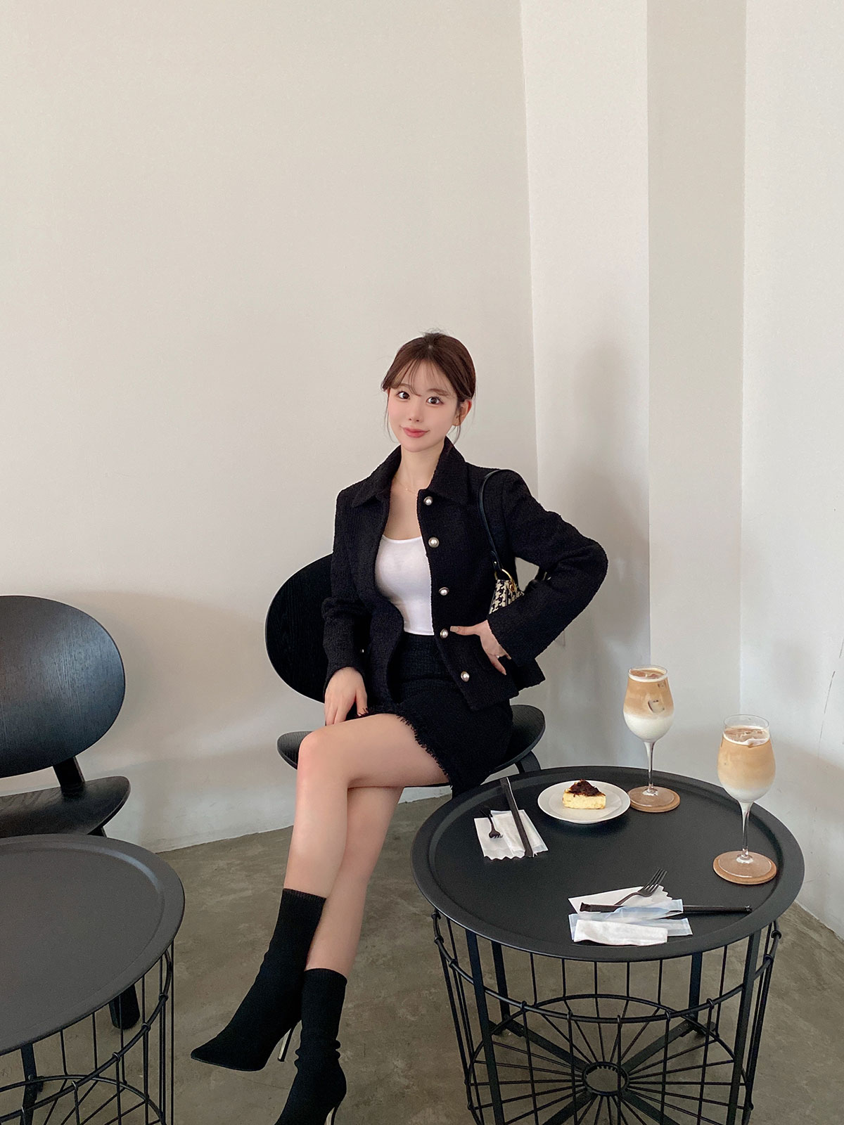  Lusso tweed set up 顼:֥åΡߥ
