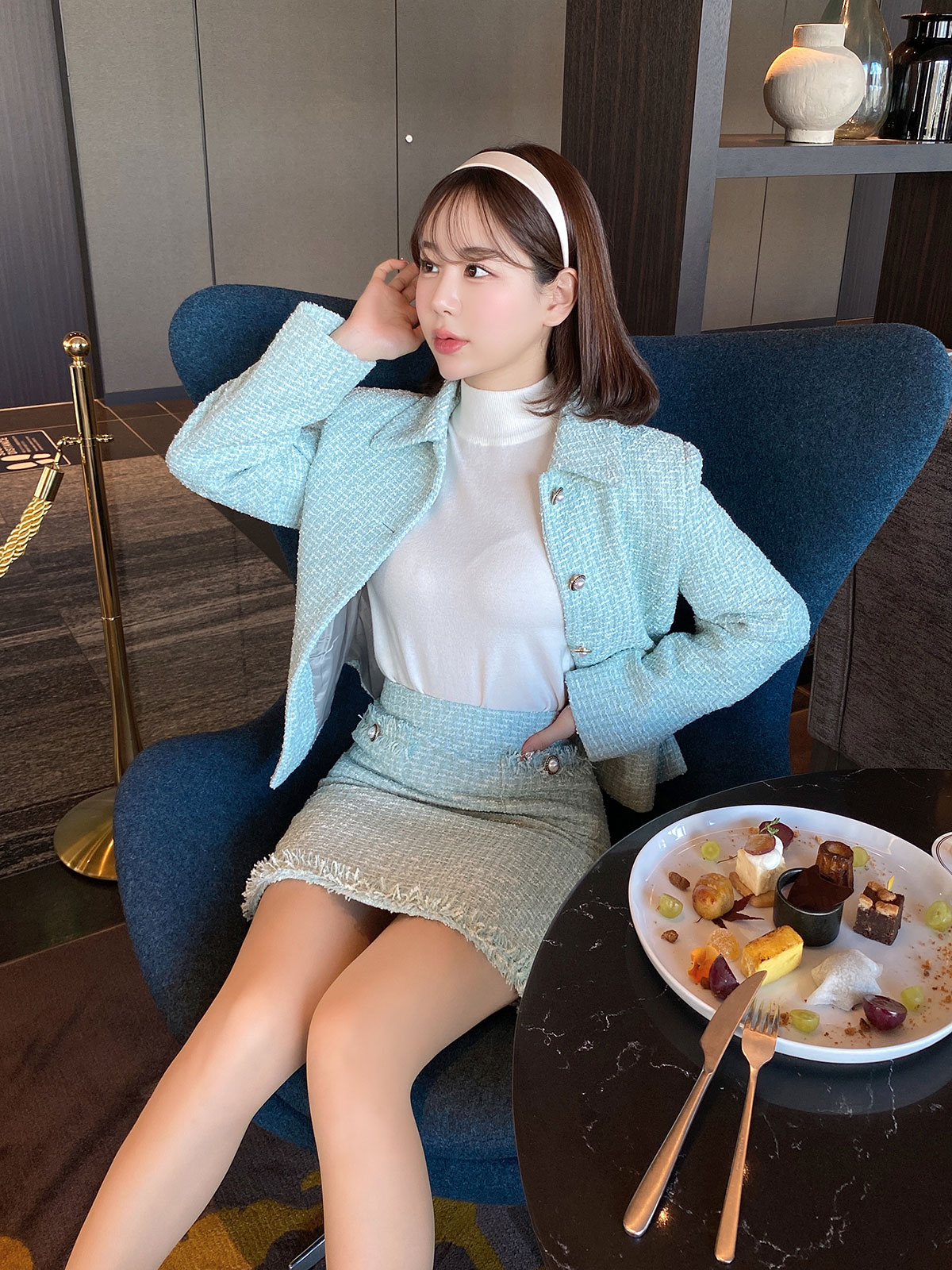  Lusso tweed set up 顼:֥åΡߥ