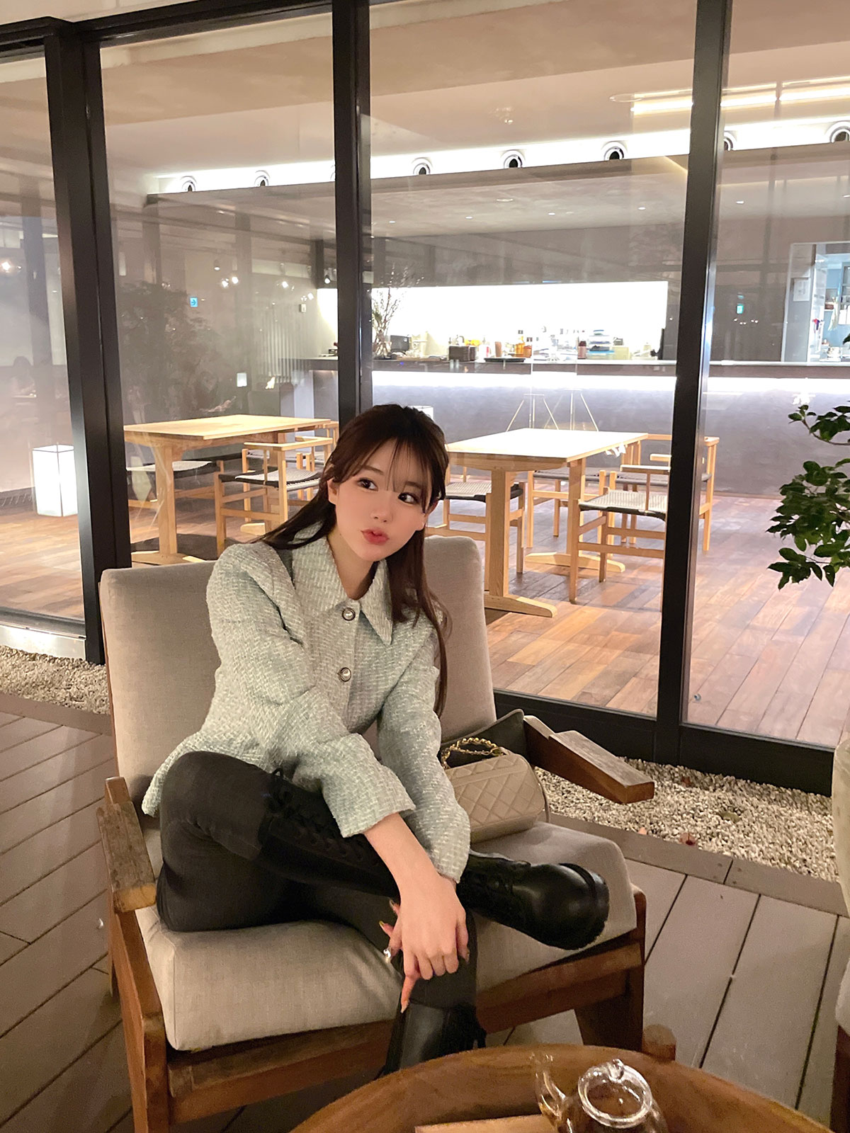  Lusso tweed set up 顼:֥åΡߥ