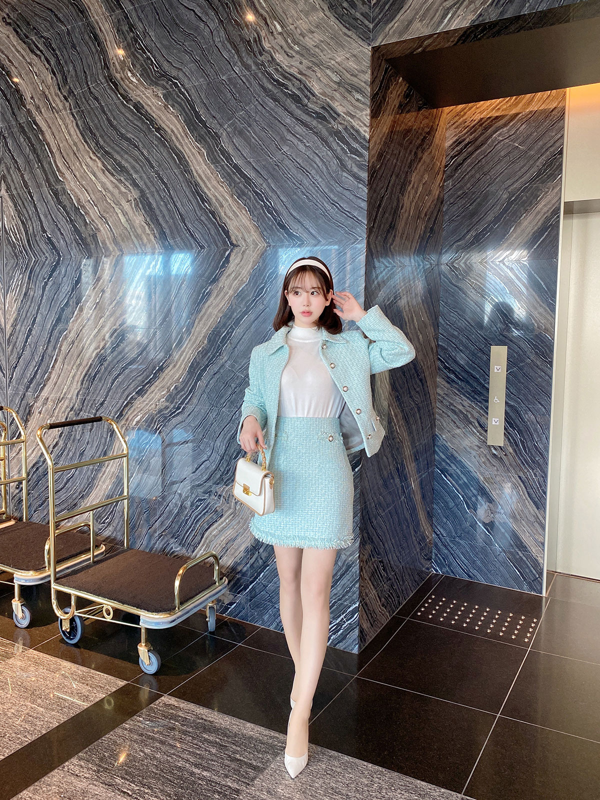  Lusso tweed set up 顼:֥åΡߥ