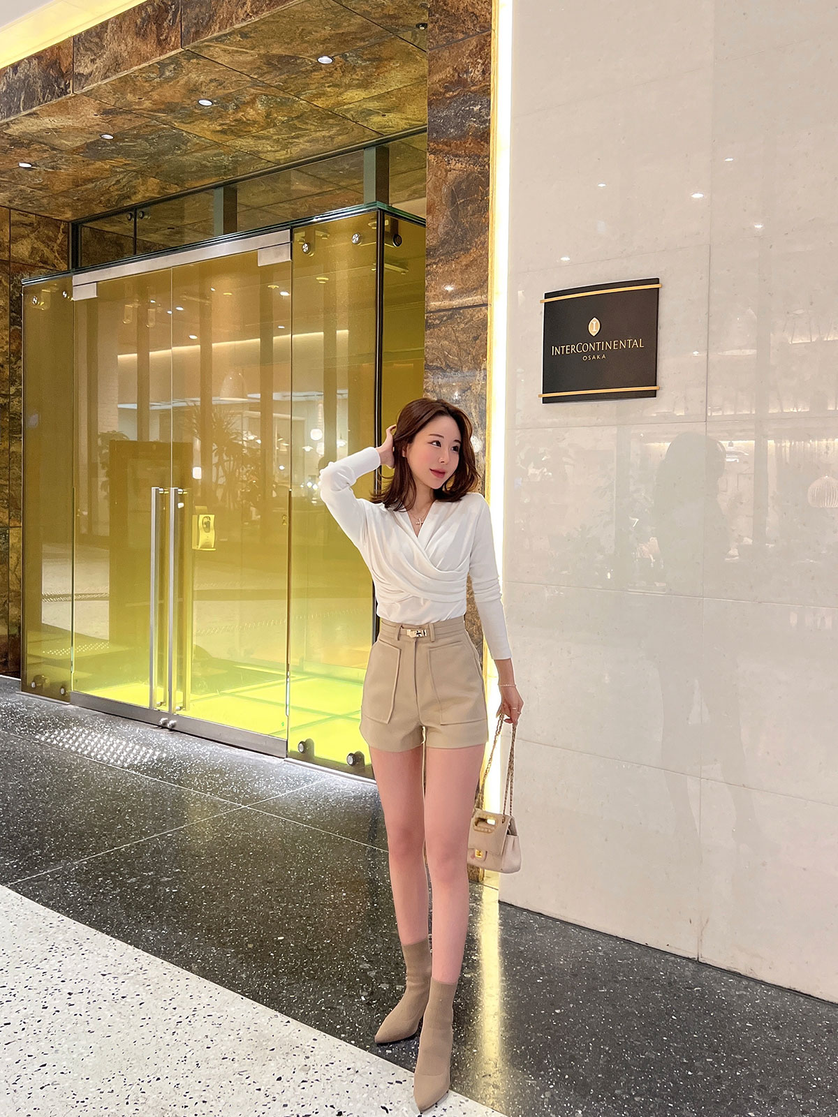  Toujours belt short pt 顼:֥å١