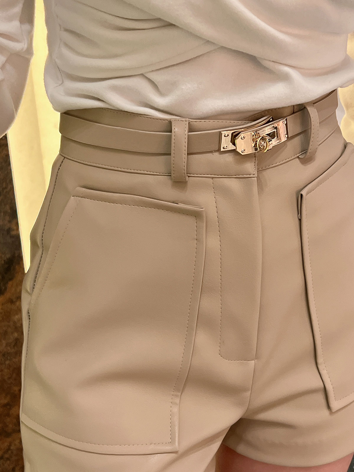  Toujours belt short pt 顼:֥å١