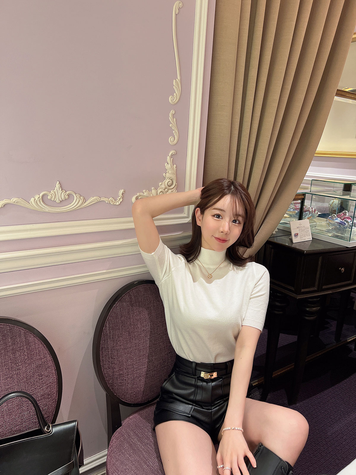  Toujours belt short pt 顼:֥å١