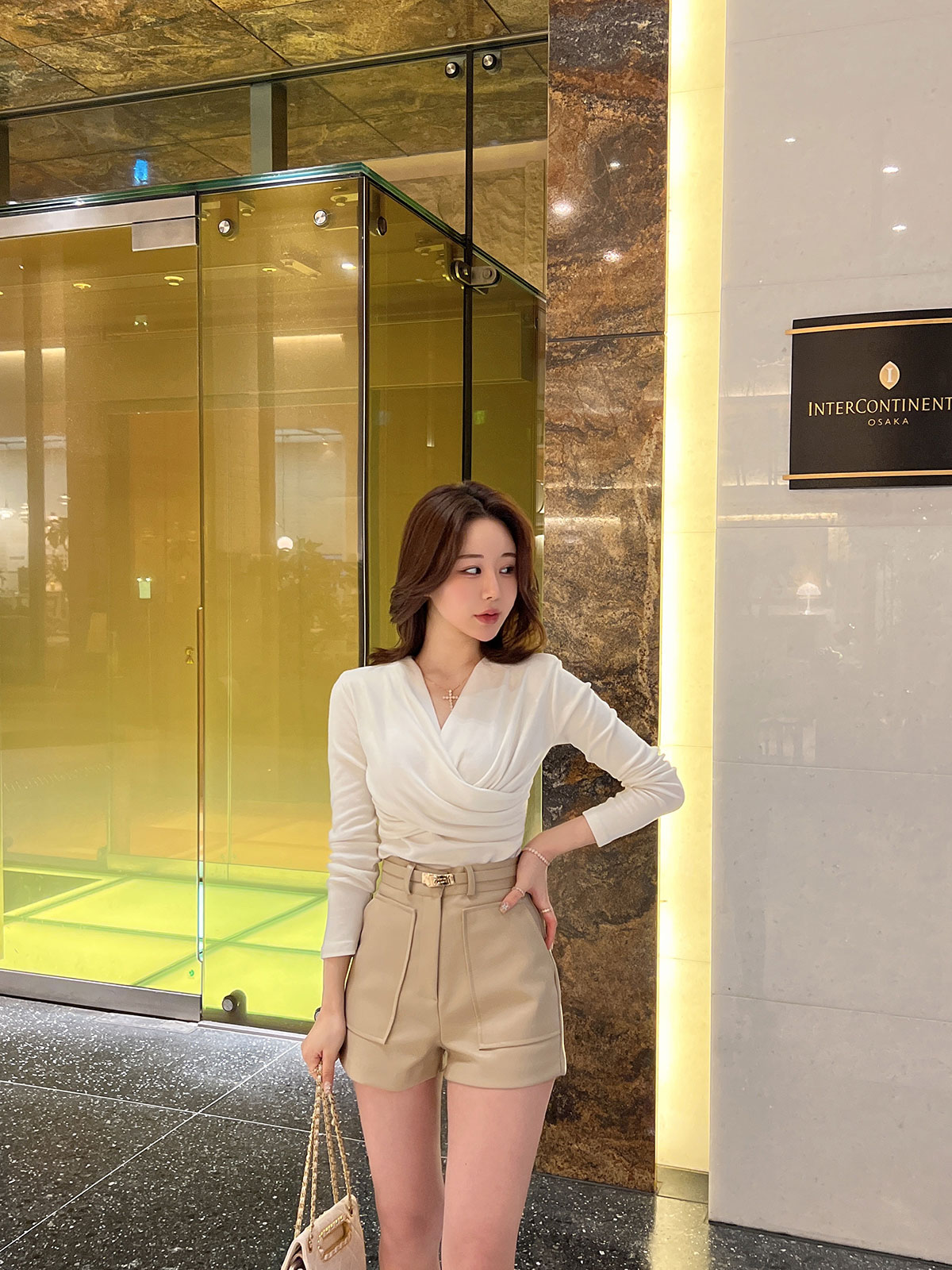  Toujours belt short pt 顼:֥å١
