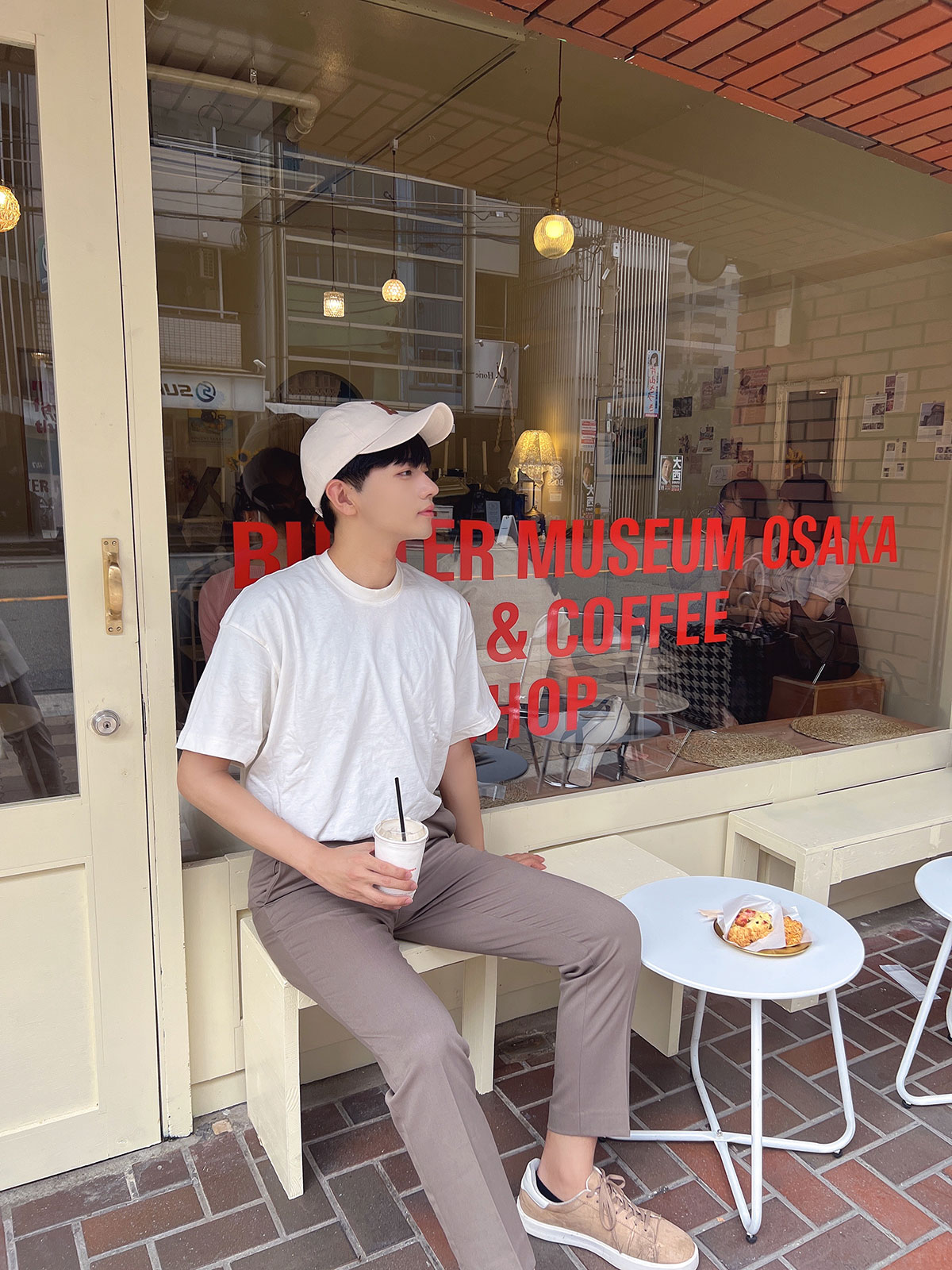 クン スリムフィットペンシルスラックス カラー: