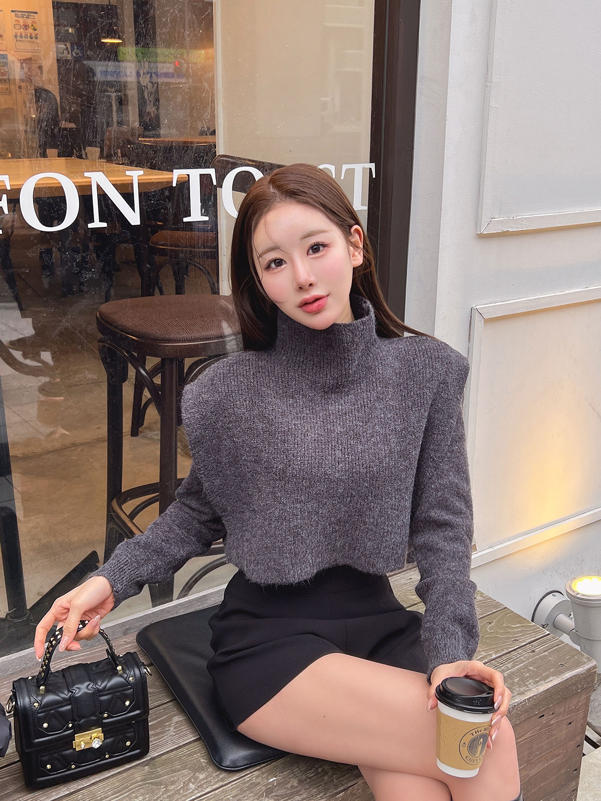 クン 2wayハイネックウォーマーVknit カラー: