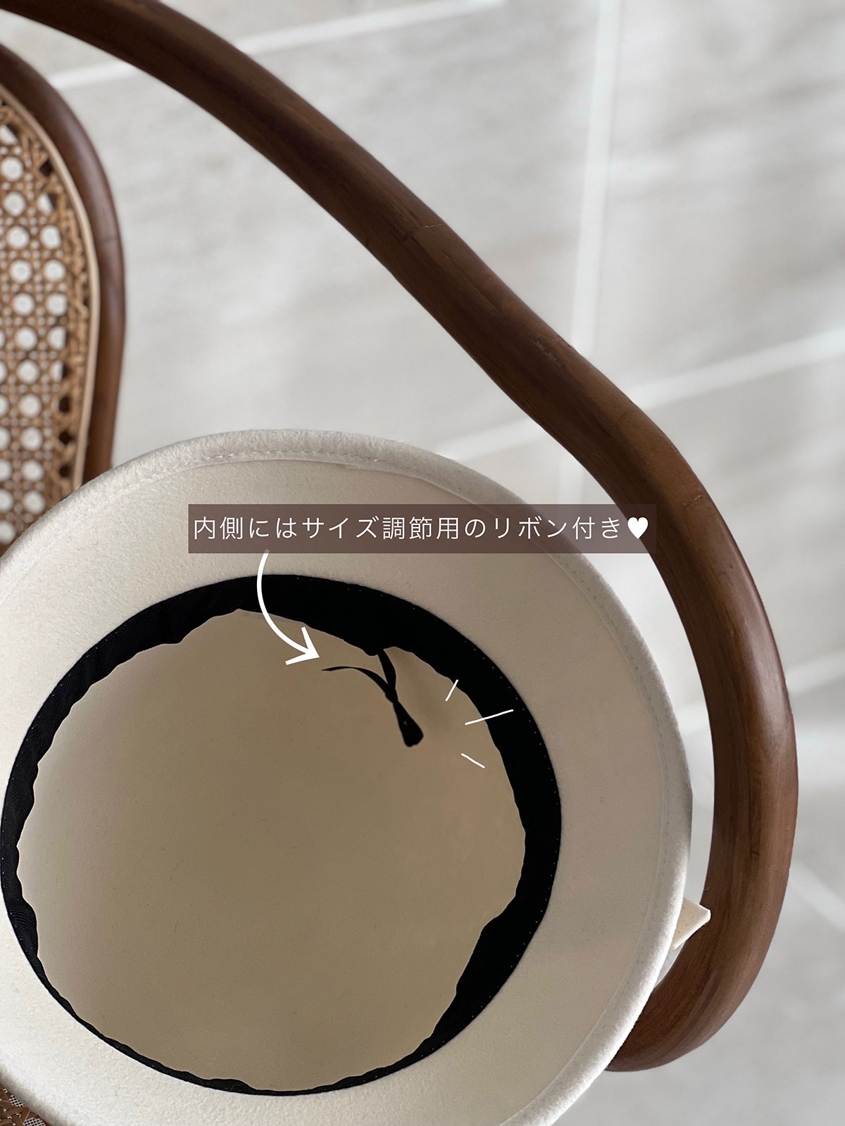 クン ベルトクロッシェハット カラー: