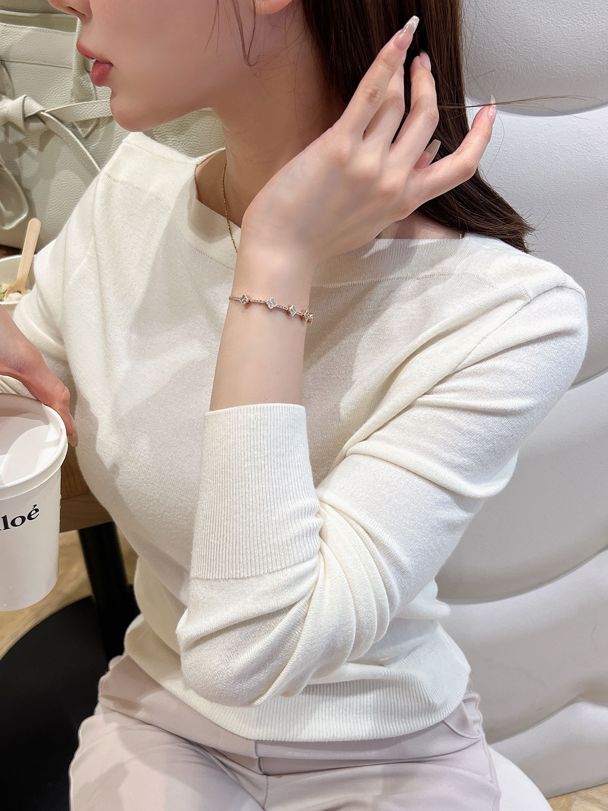 クン ボートネックグランknit カラー: