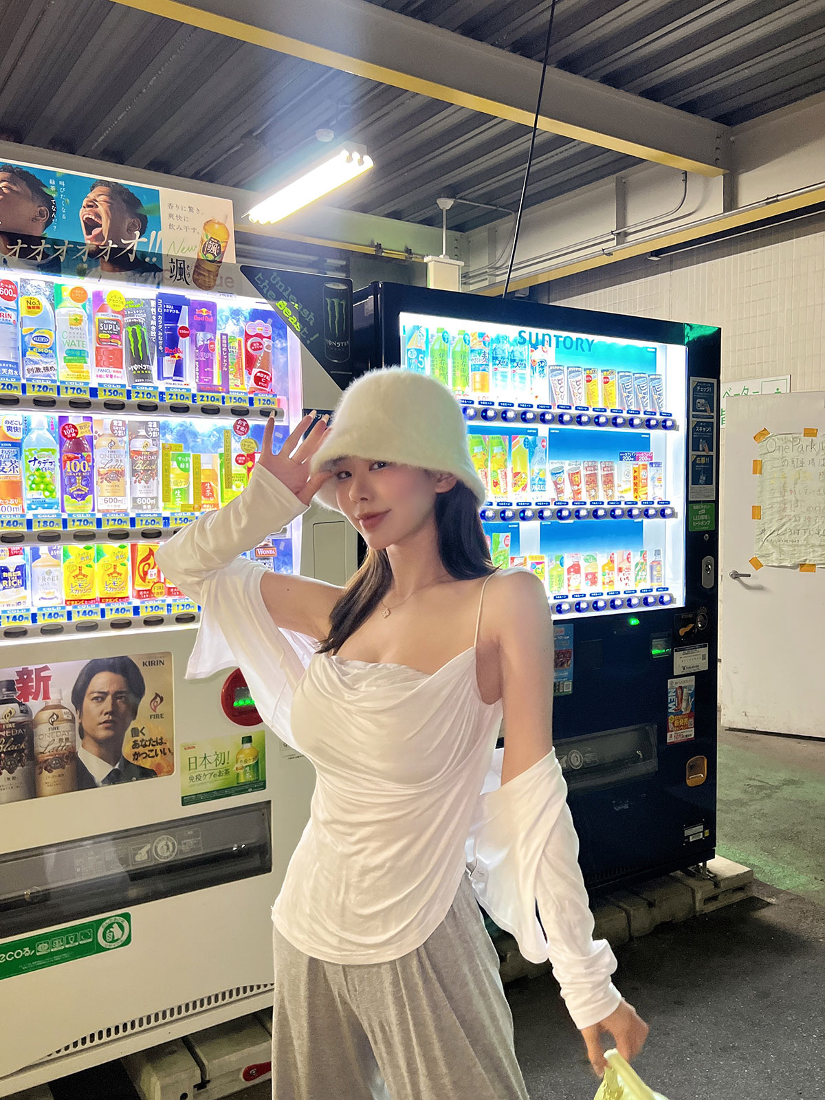 クン ドレープキャミカーデアンサンブルset カラー:ホワイト