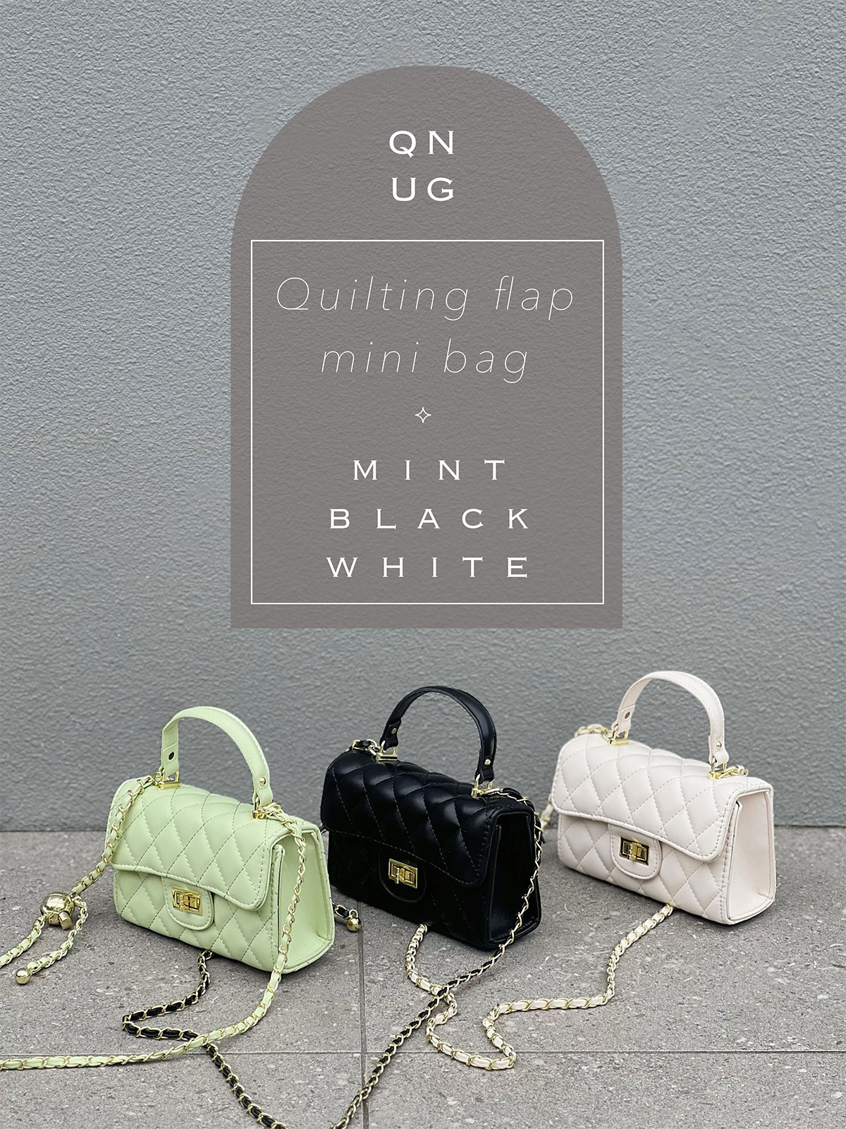 クン キルティングフラップminibag カラー: