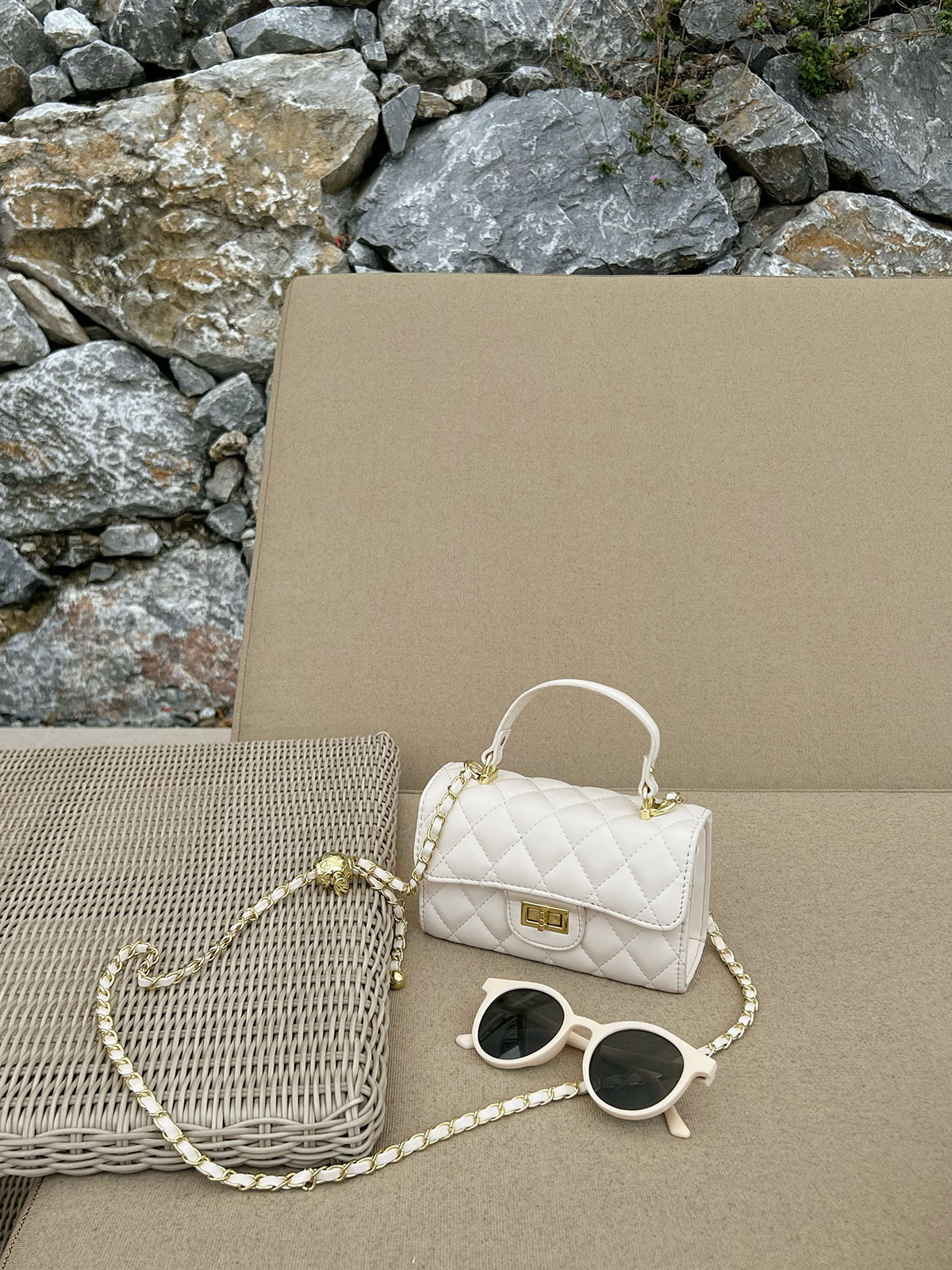クン キルティングフラップminibag カラー: