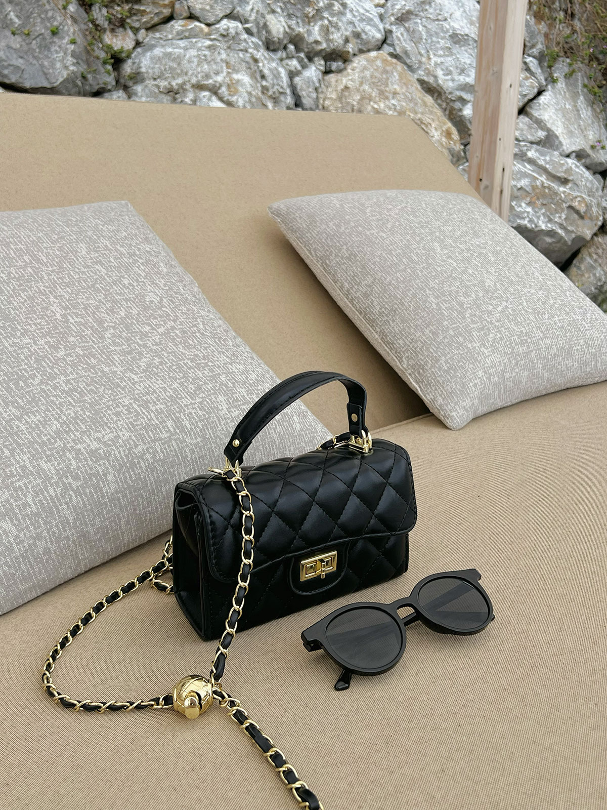 クン キルティングフラップminibag カラー: