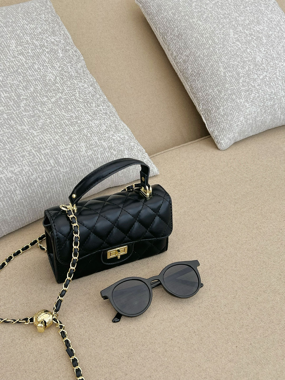 クン キルティングフラップminibag カラー: