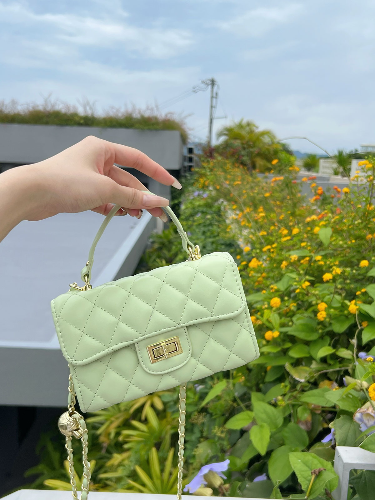 クン キルティングフラップminibag カラー: