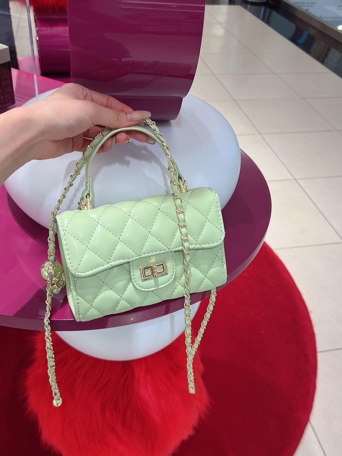 クン キルティングフラップminibag カラー:
