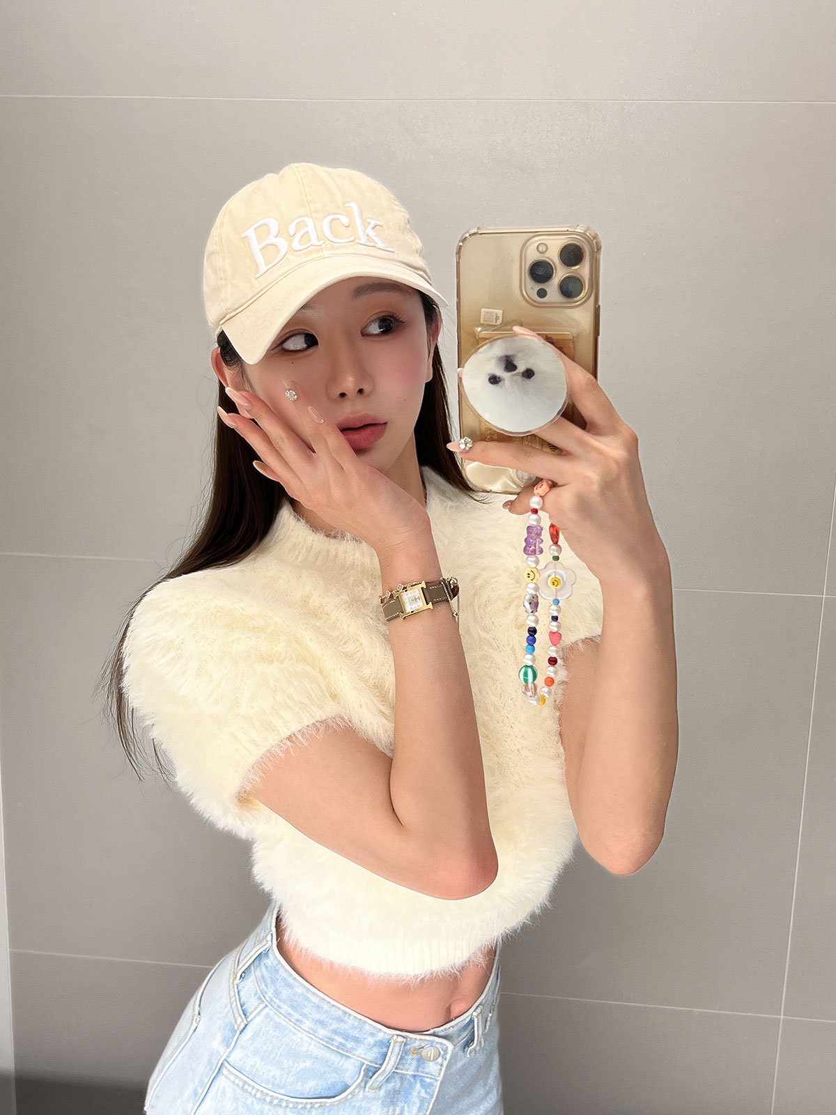 クン ライクラビットシャギーknit