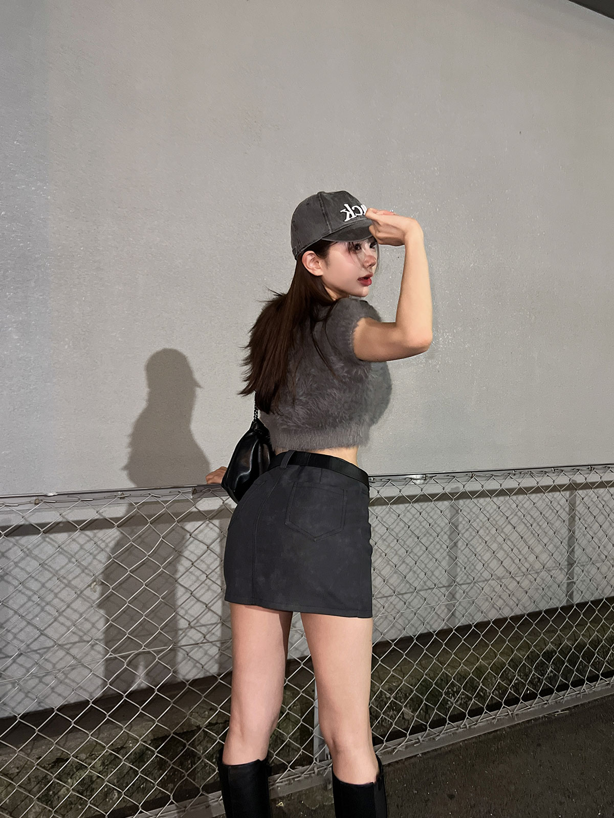 クン ライクラビットシャギーknit