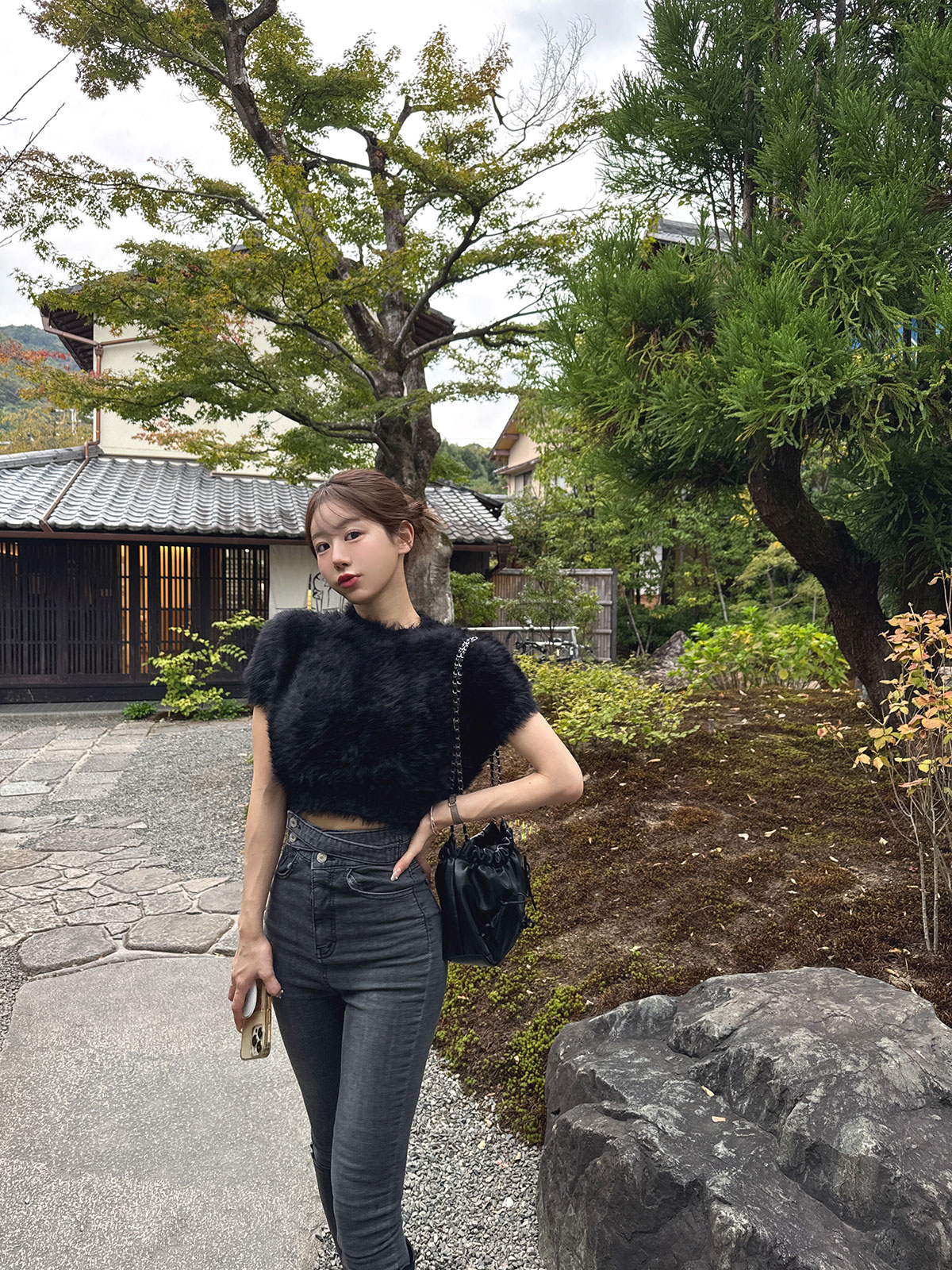 クン ライクラビットシャギーknit