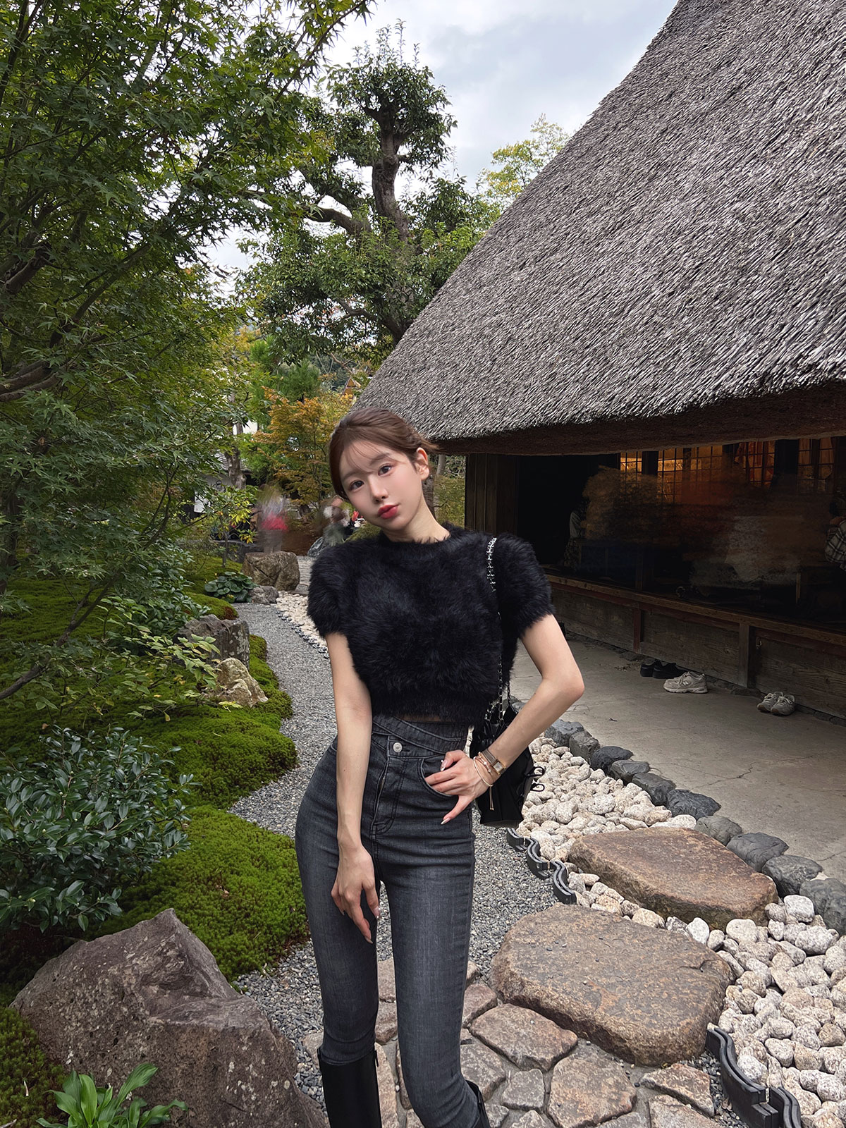 クン ライクラビットシャギーknit